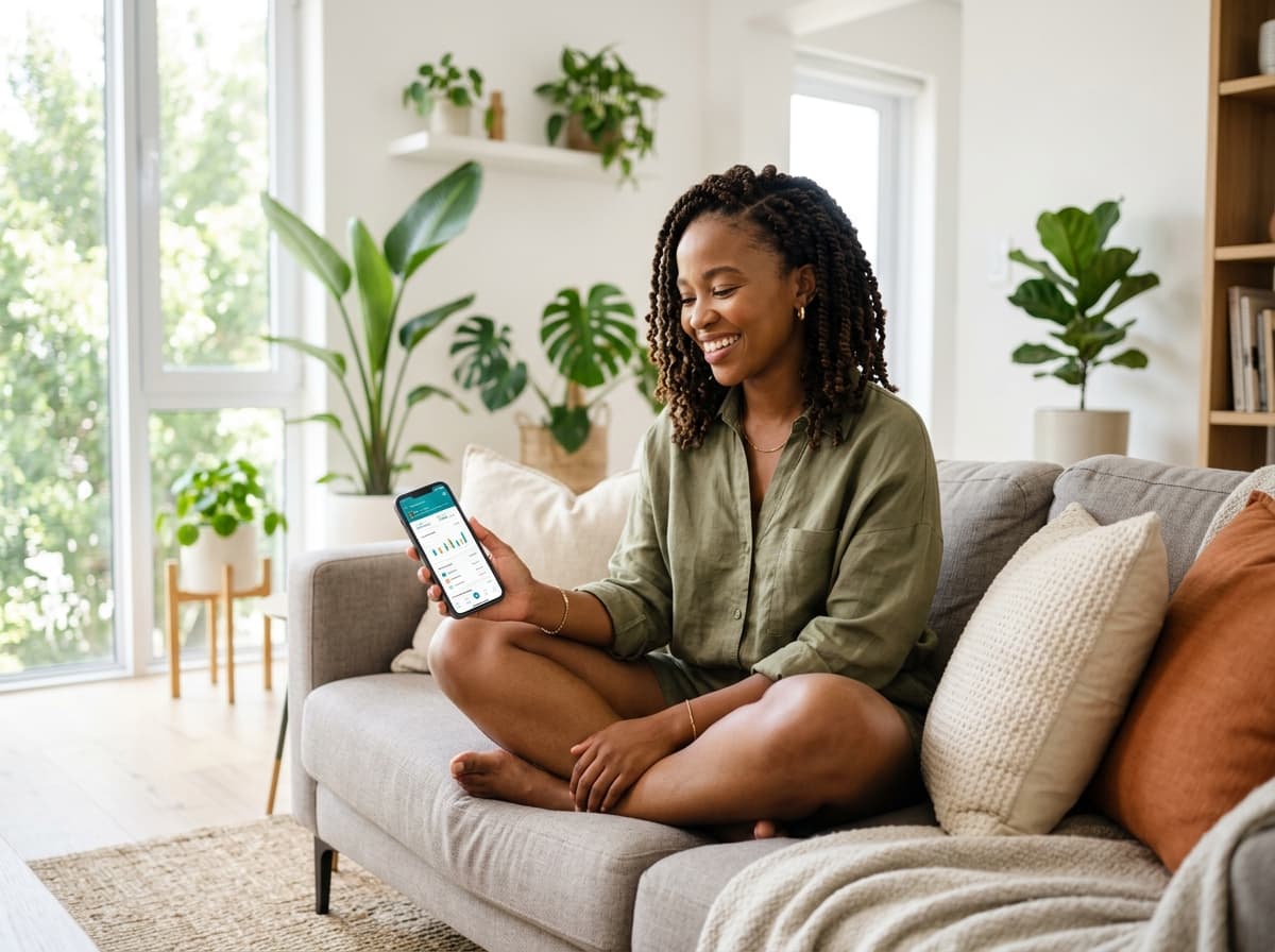 South African patient using Chekup247 virtual healthcare from home